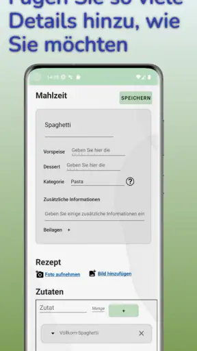 Essen Tagebuch screenshot