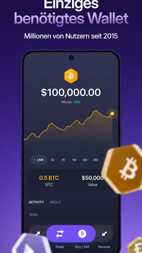Exodus: Krypto-Bitcoin-Wallet screenshot