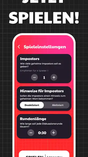 Fakeit: Imposter Spiel screenshot