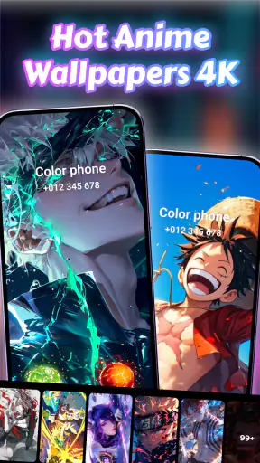 Farbphone: Rufbildschirm Thema screenshot