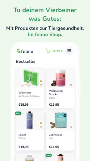 felmo - Mobiler Tierarzt screenshot