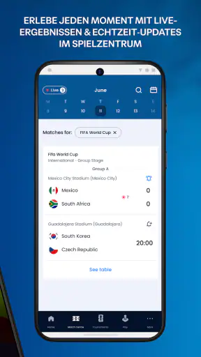 FIFA die offizielle App screenshot