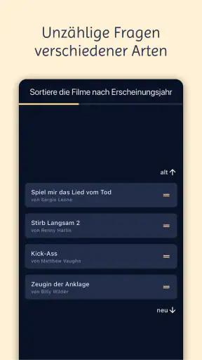 Filmquiz für Filmfans: Deutsch screenshot