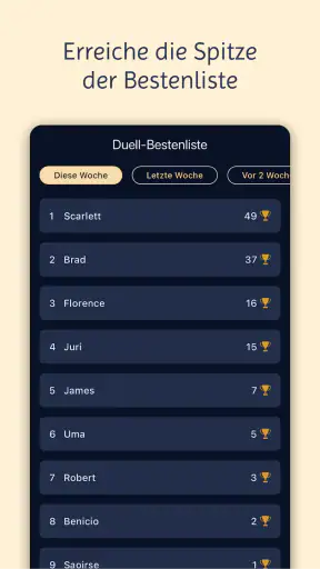 Filmquiz für Filmfans: Deutsch screenshot