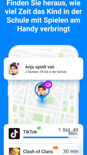 Find my kids: GPS tracking app screenshot