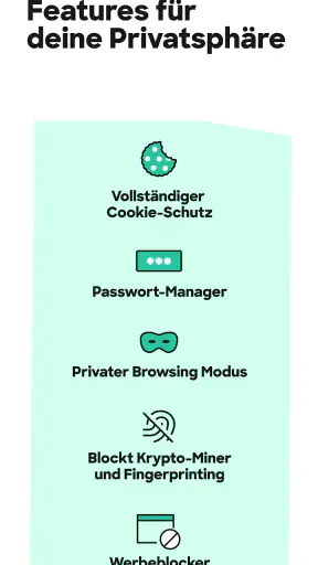 Firefox: Privater Browser screenshot