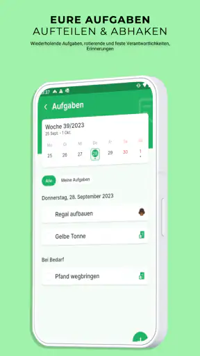 FlatUp! WG & Haushalt App screenshot