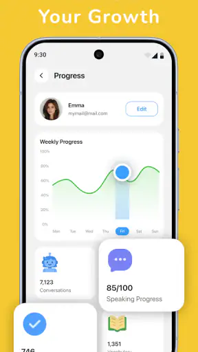 Fluzy: Learn Language with AI screenshot