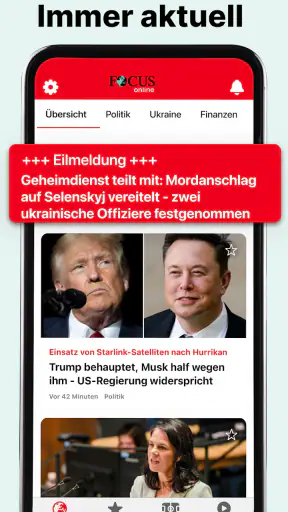 FOCUS online - Nachrichten screenshot