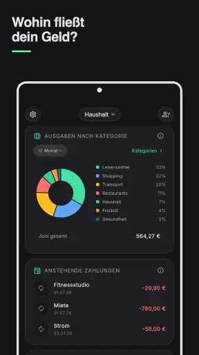 Frudini - Haushaltsbuch&Budget screenshot