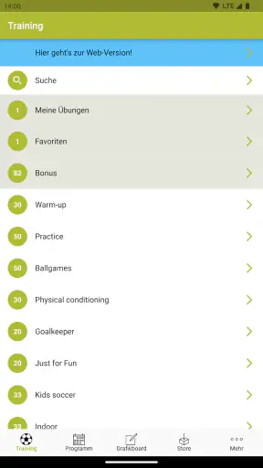 Fussballtrainer screenshot