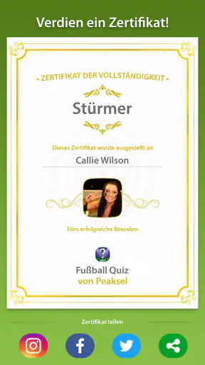 Fußball Quiz - Trivia Fragen screenshot