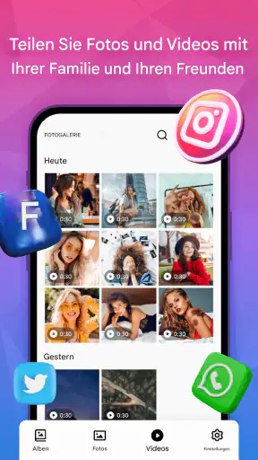 Galerie - Fotos & Videos App screenshot