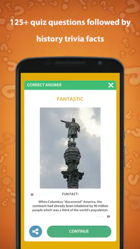 Geschichtsquiz Spiel screenshot