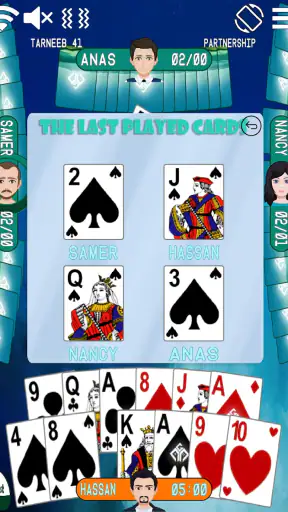 Golden Card Games Tarneeb Trix screenshot