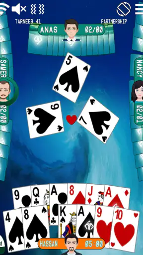 Golden Card Games Tarneeb Trix screenshot