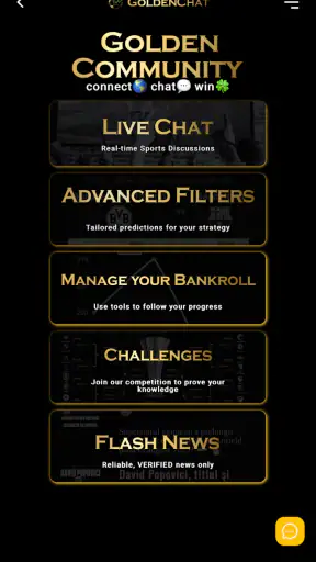 Golden Chat App screenshot