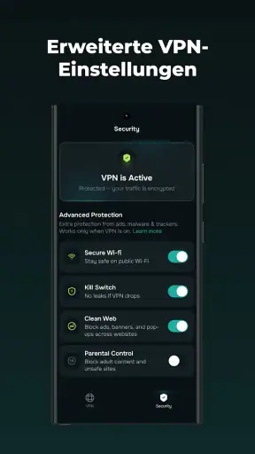 Guru VPN: Schnell Privat Proxy screenshot