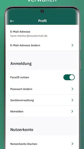 HanseMerkur ServiceApp screenshot