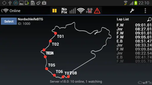Harry's LapTimer Petrolhead screenshot