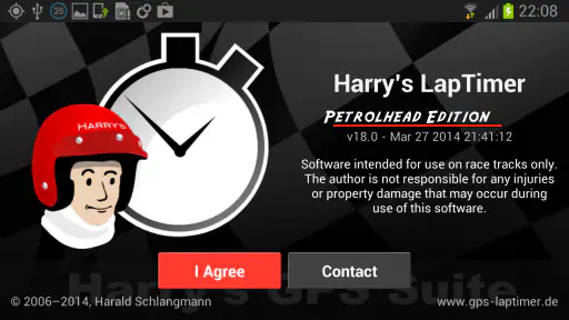 Harry's LapTimer Petrolhead screenshot