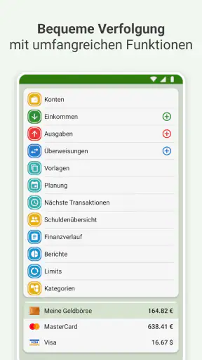 Haushaltsbuch - FinancePM screenshot