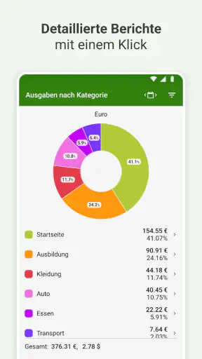 Haushaltsbuch - FinancePM screenshot