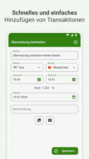 Haushaltsbuch - FinancePM screenshot