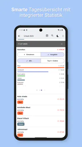 Haushaltsbuch MyMicroBalance 2 screenshot