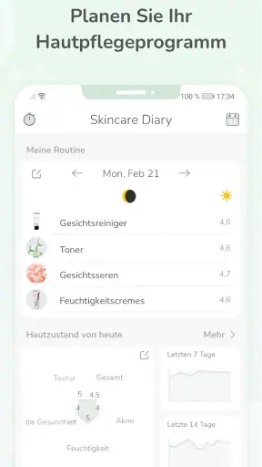 Hautpflege-Routine screenshot