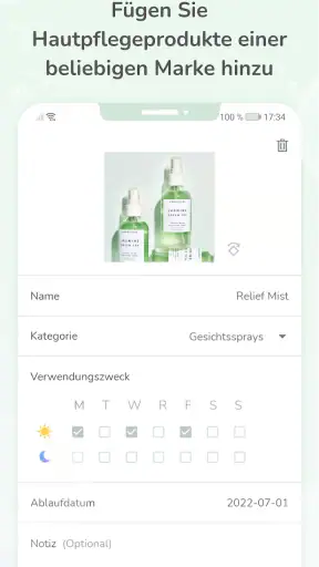 Hautpflege-Routine screenshot