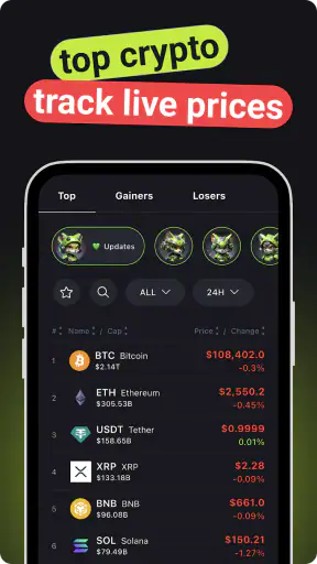 Hodler Kryptowährung Portfolio screenshot