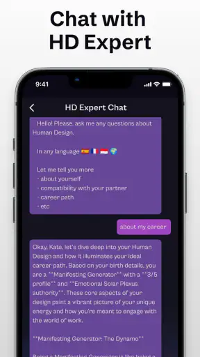 Human Design App screenshot