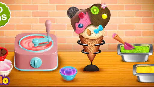 Ice Cream Making Game For Kids screenshot