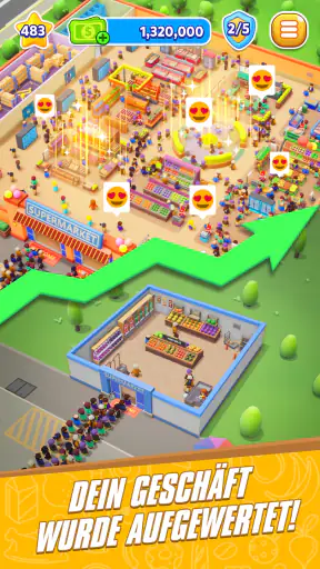 Idle Supermarket Tycoon Empire screenshot