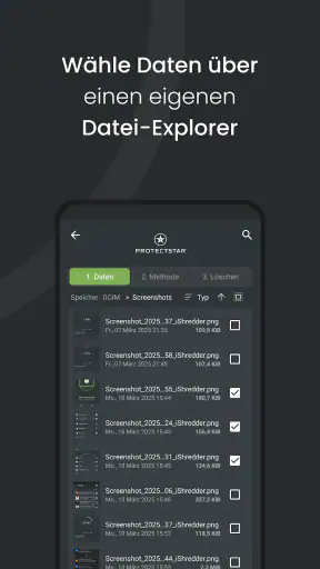 iShredder Daten sicher löschen screenshot