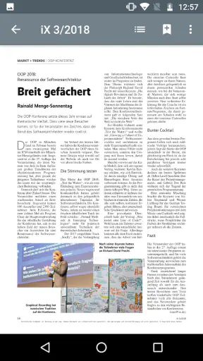 iX Magazin screenshot