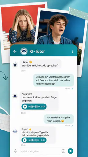 KI Sprachlern-Tutor screenshot
