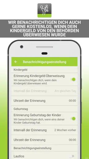 Kindergeld Auszahlungstermine screenshot