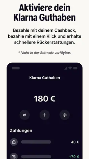 Klarna: Verwalte Geld smarter screenshot