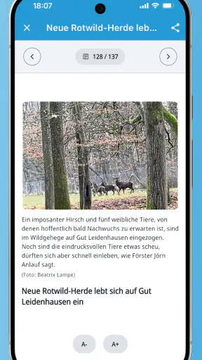 Kölnische Rundschau E-Paper screenshot