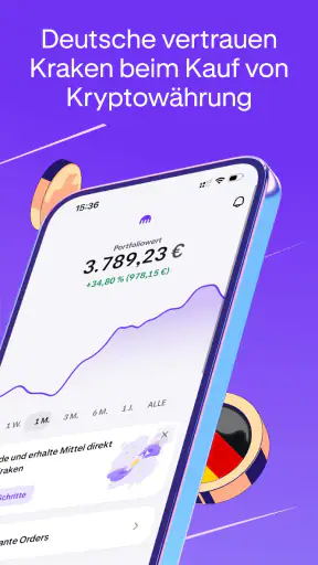 Kraken: Crypto und Bitcoin BTC screenshot