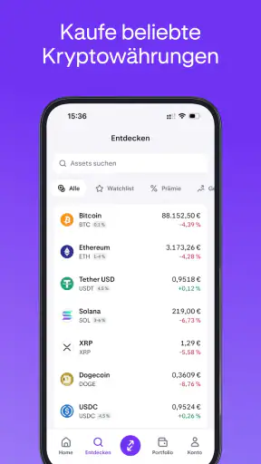 Kraken: Crypto und Bitcoin BTC screenshot