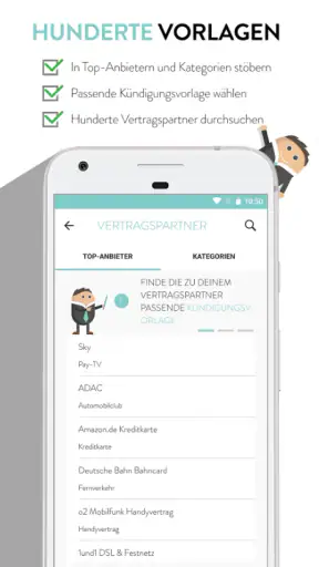 Kündigung - Verträge kündigen screenshot