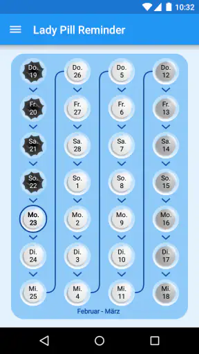 Lady Pill Reminder screenshot