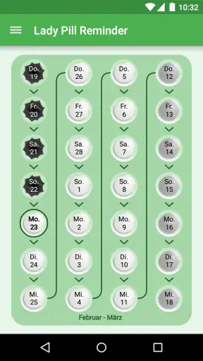 Lady Pill Reminder screenshot