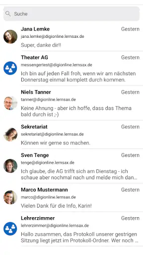 LernSax screenshot