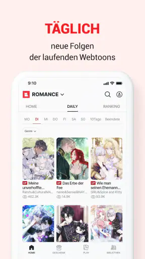 LEZHIN DE screenshot