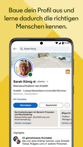 LinkedIn: Business-Netzwerk screenshot