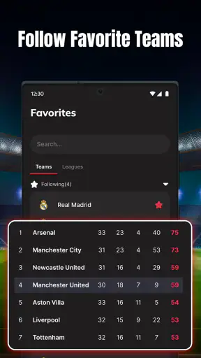 Live Score: Sports Stats screenshot